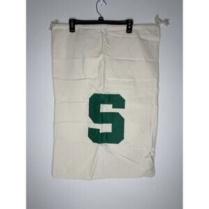 Michigan State Spartans Laundry Bag MSU Clothes 30x21" NEW Drawstring Closure